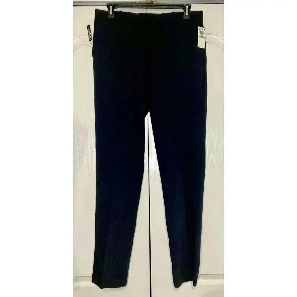 Apt 9 Men’s Blue Dress Pants Slim Fit Easy Care 30W x 36L NWT